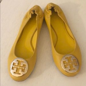 Tory Burch Reva Flat (yellow / daisy)